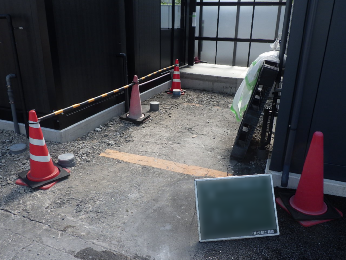 着工前の施工箇所の状況